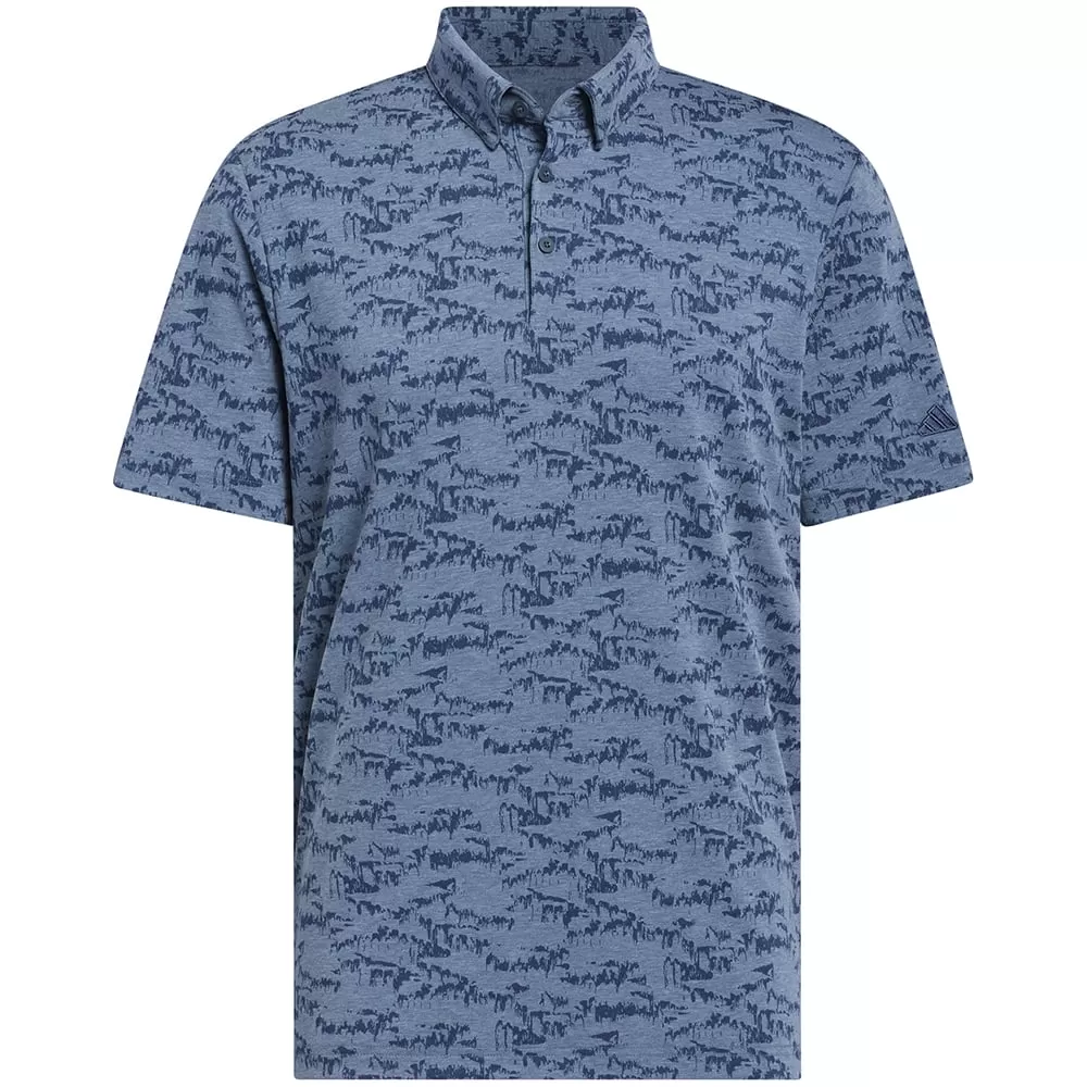 adidas Go-To Print Polo Shirt - Arctic Night