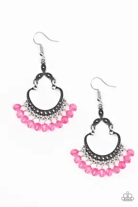 Babe Alert Pink Earrings - Paparazzi Accessories