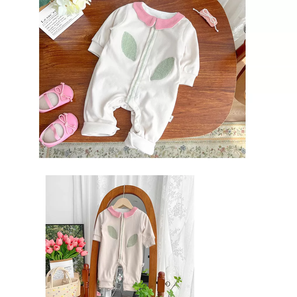 Baby Girls Color-blocking Jumpsuits Wholesale 230828357