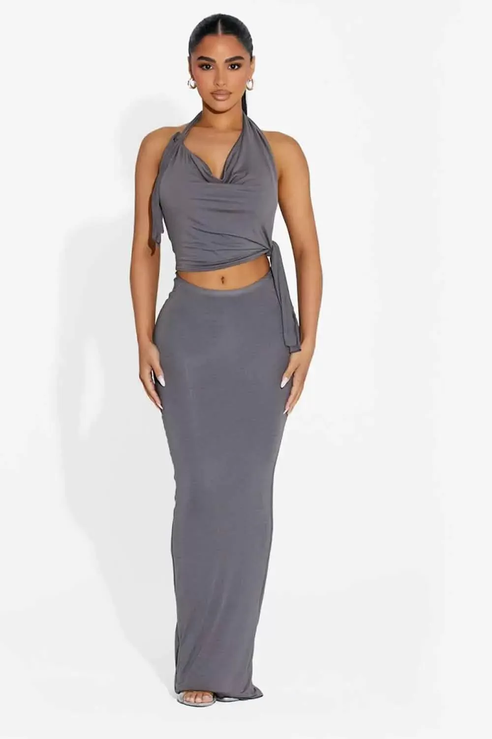 Bae Sic Scoop Maxi Skirt