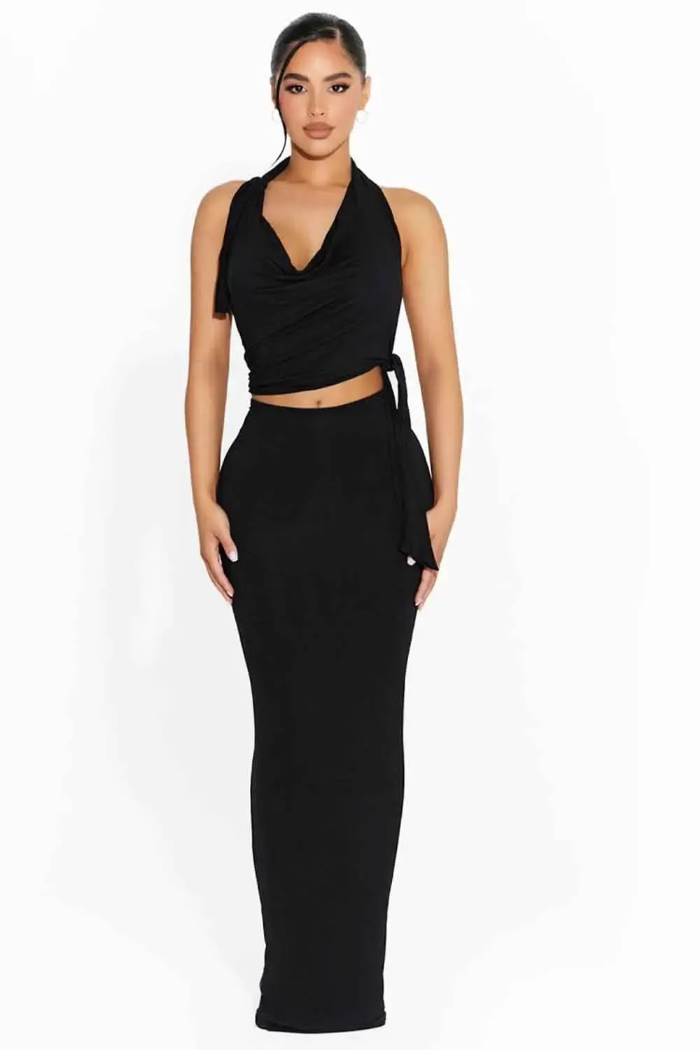 Bae Sic Scoop Maxi Skirt