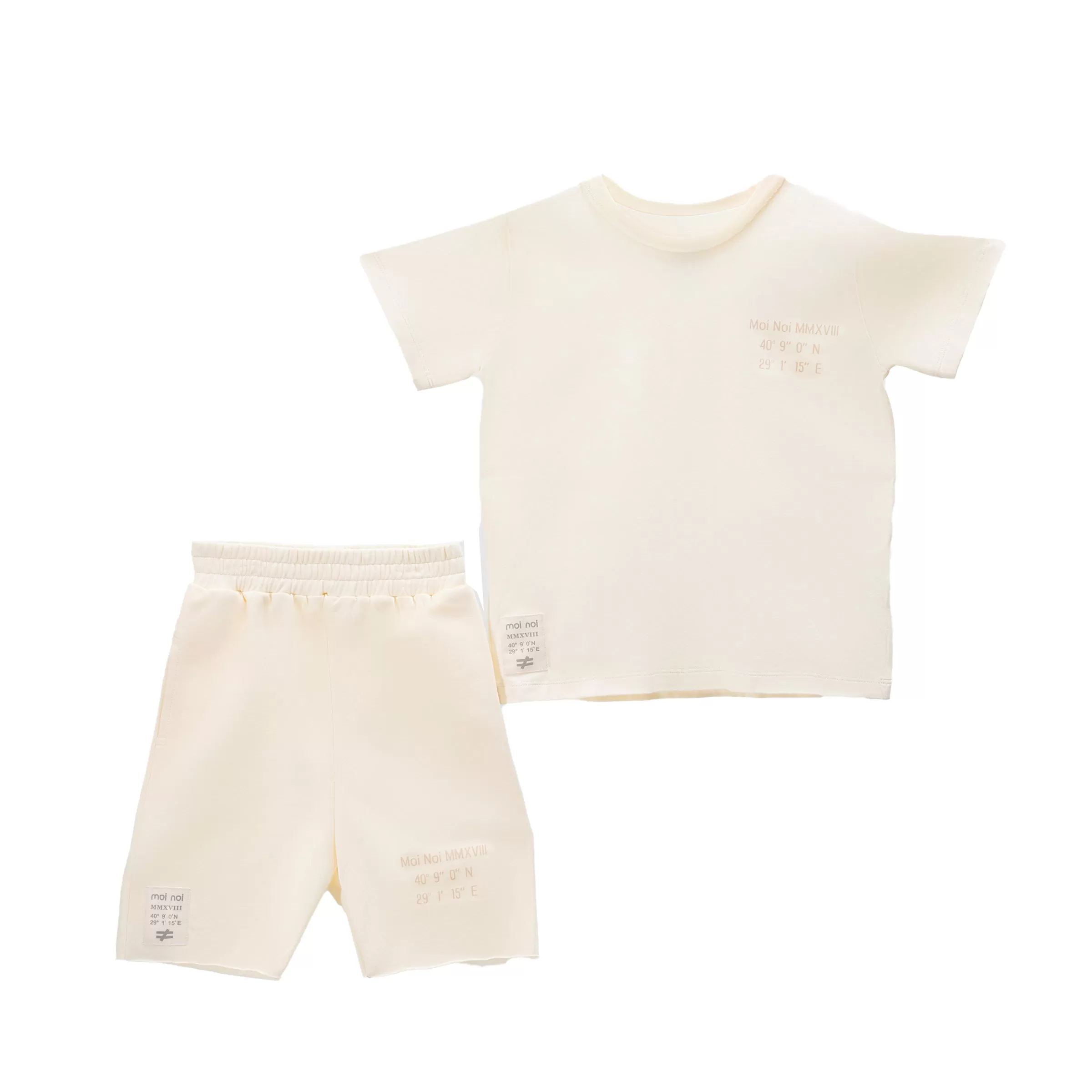 Beige Logo Summer Outfit