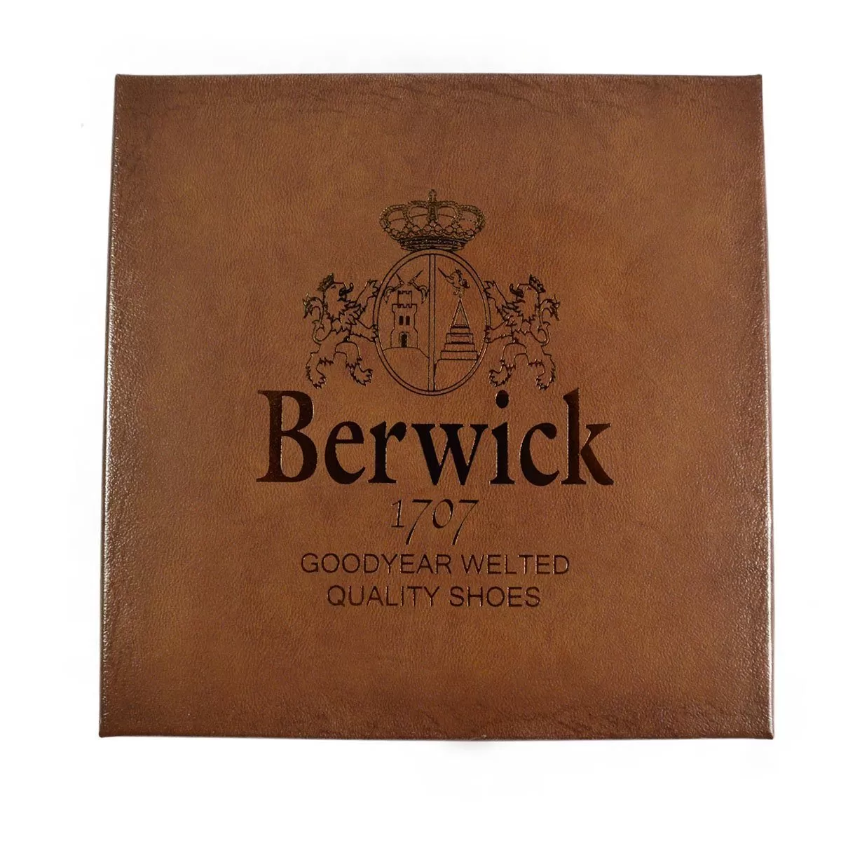 BERWICK 1707 Leather Belt - Black Boxcalf