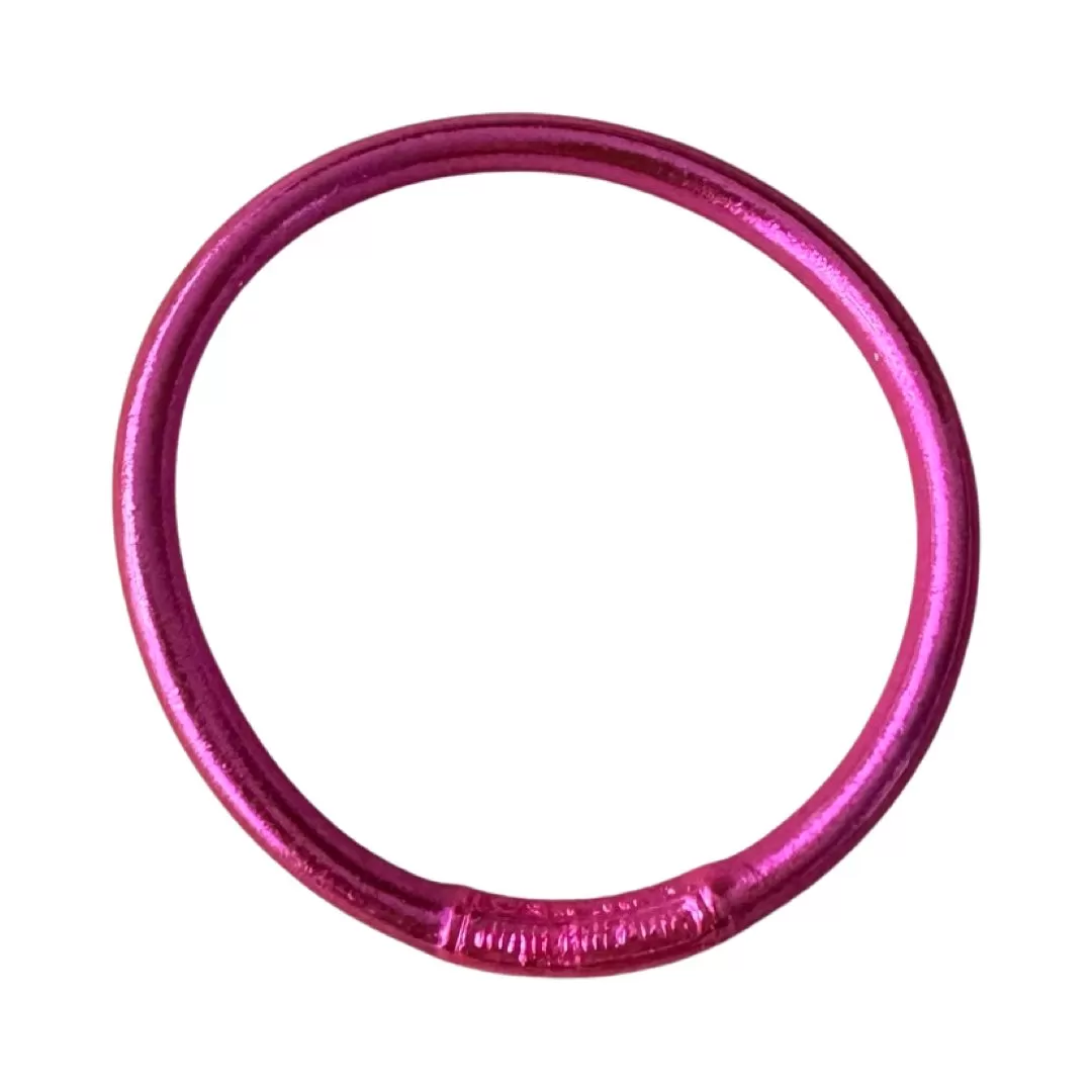 BLESS “ALL WEATHER SINGLE BANGLE”-PINKS, PURPLE AND REDS