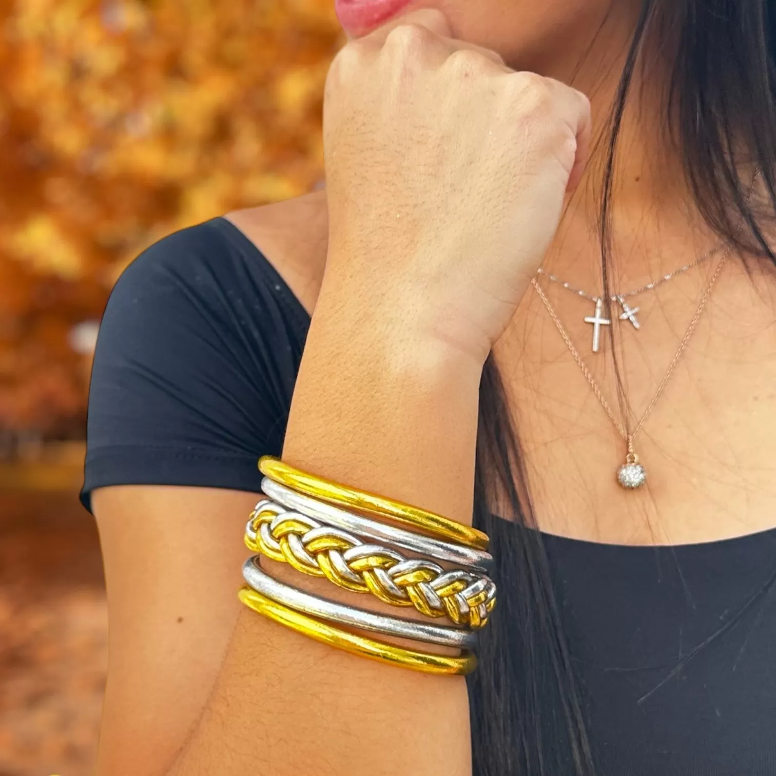 BLESS BRAIDED “ALL WEATHER SINGLE BANGLE”