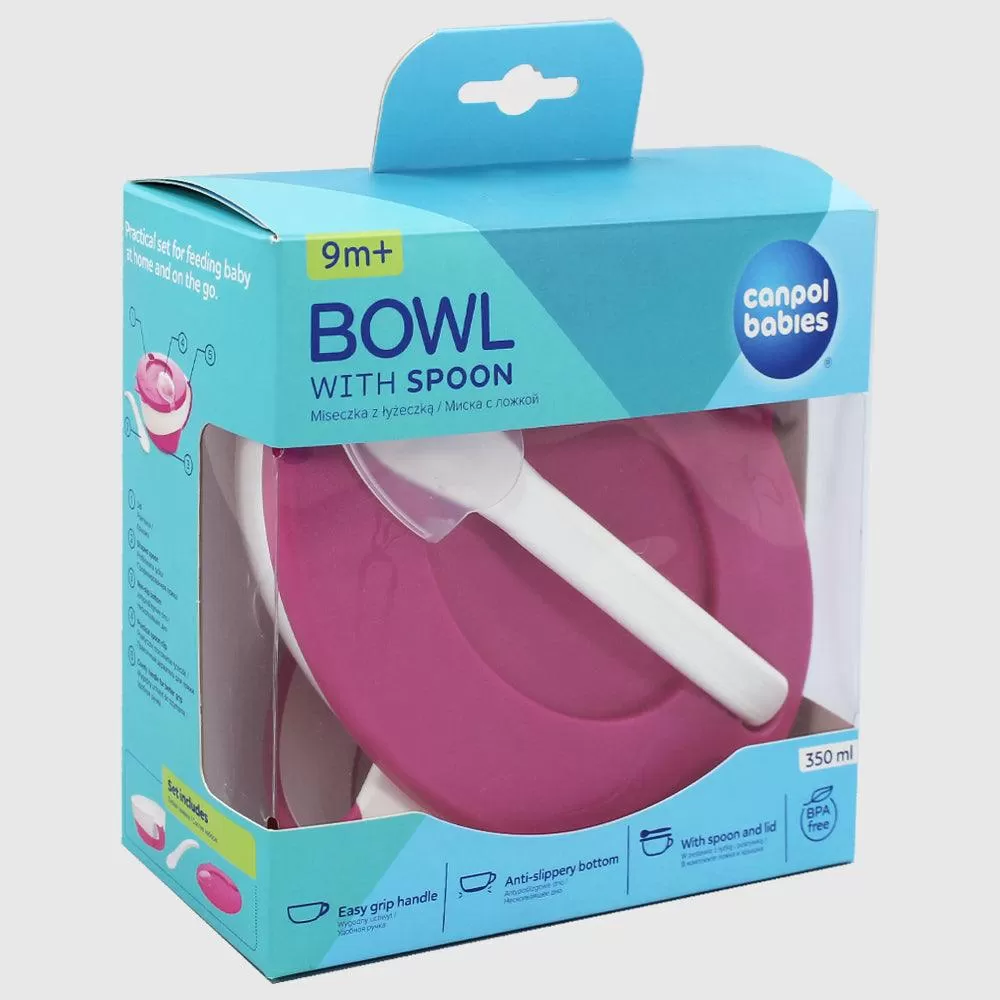 Canpol Babies Bowl with Spoon ( 9M)