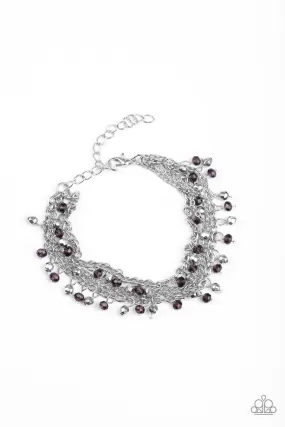 Cash Confidence Purple Bracelet - Paparazzi Accessories