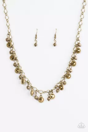 City Couture Brass Necklace - Paparazzi Accessories