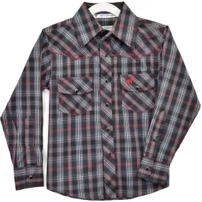 Cowboy Hardware Boys' Plaid Snap Shirt