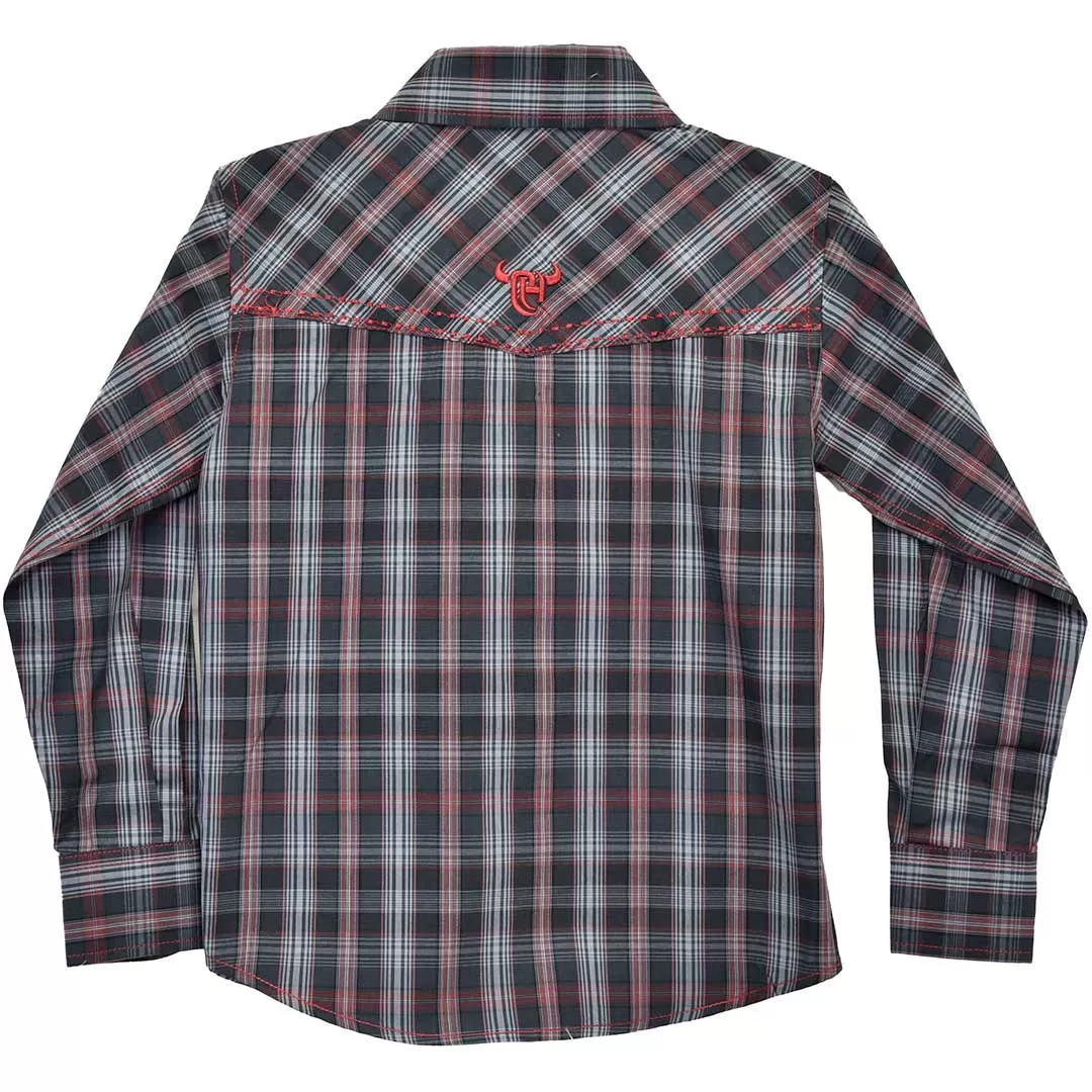 Cowboy Hardware Boys' Plaid Snap Shirt