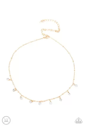 Dainty Diva Gold Necklace - Paparazzi Accessories