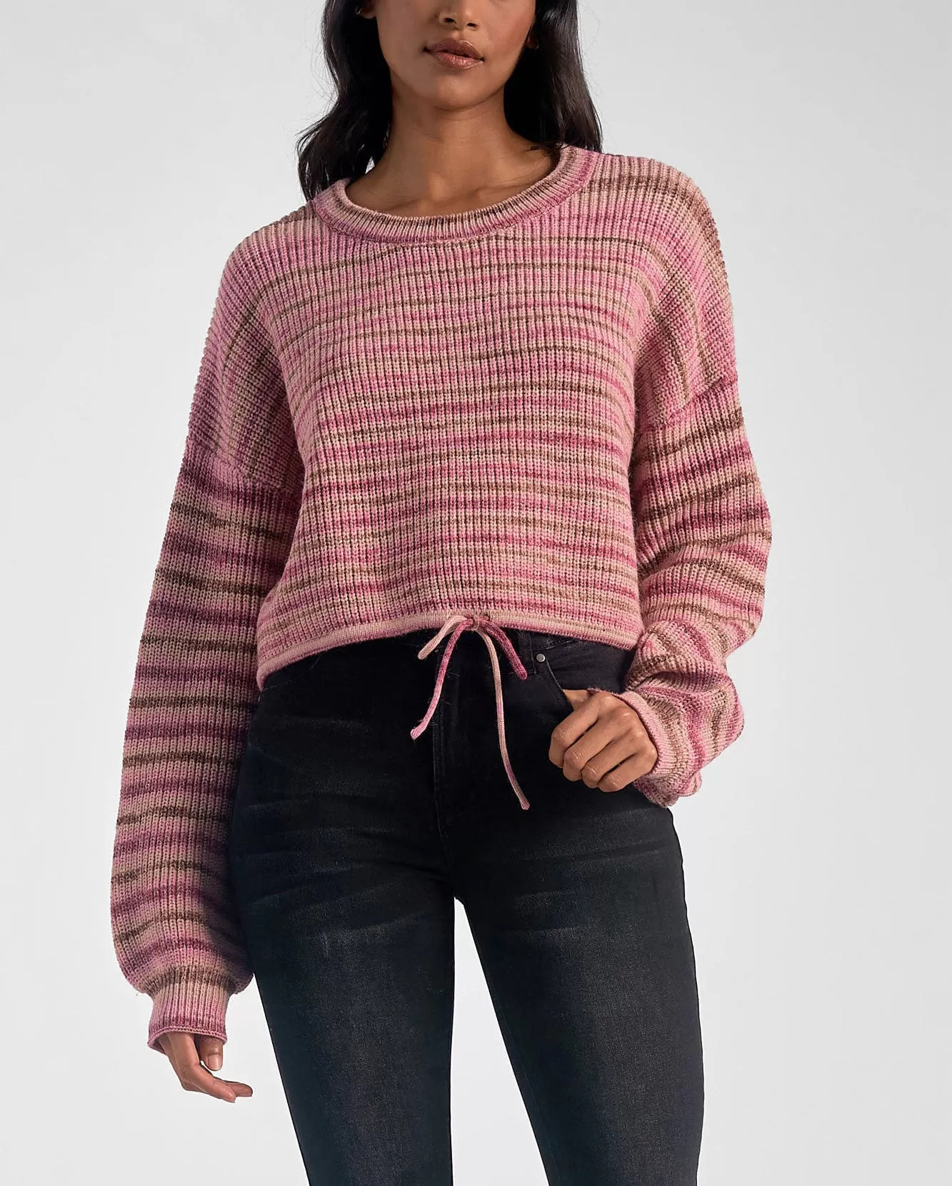 Elan Crew Neck Stripe Sweater