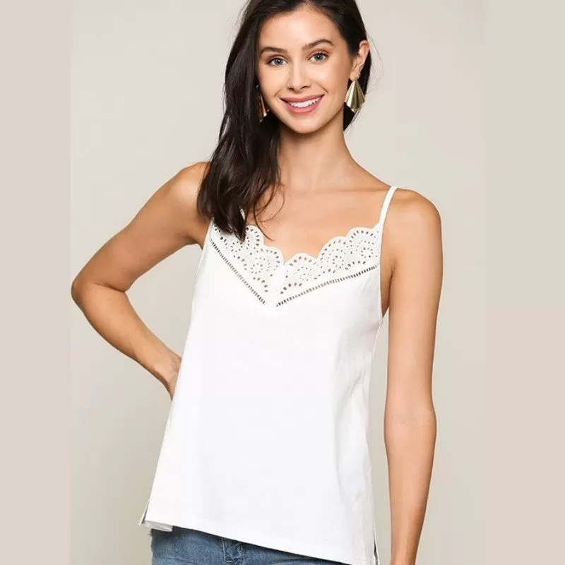 Eyelet Lace Cami