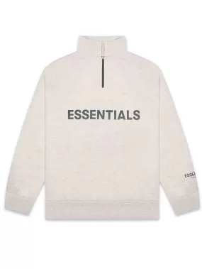 Fear Of God Essentials Half Zip Pullover Oatmeal [FW20]