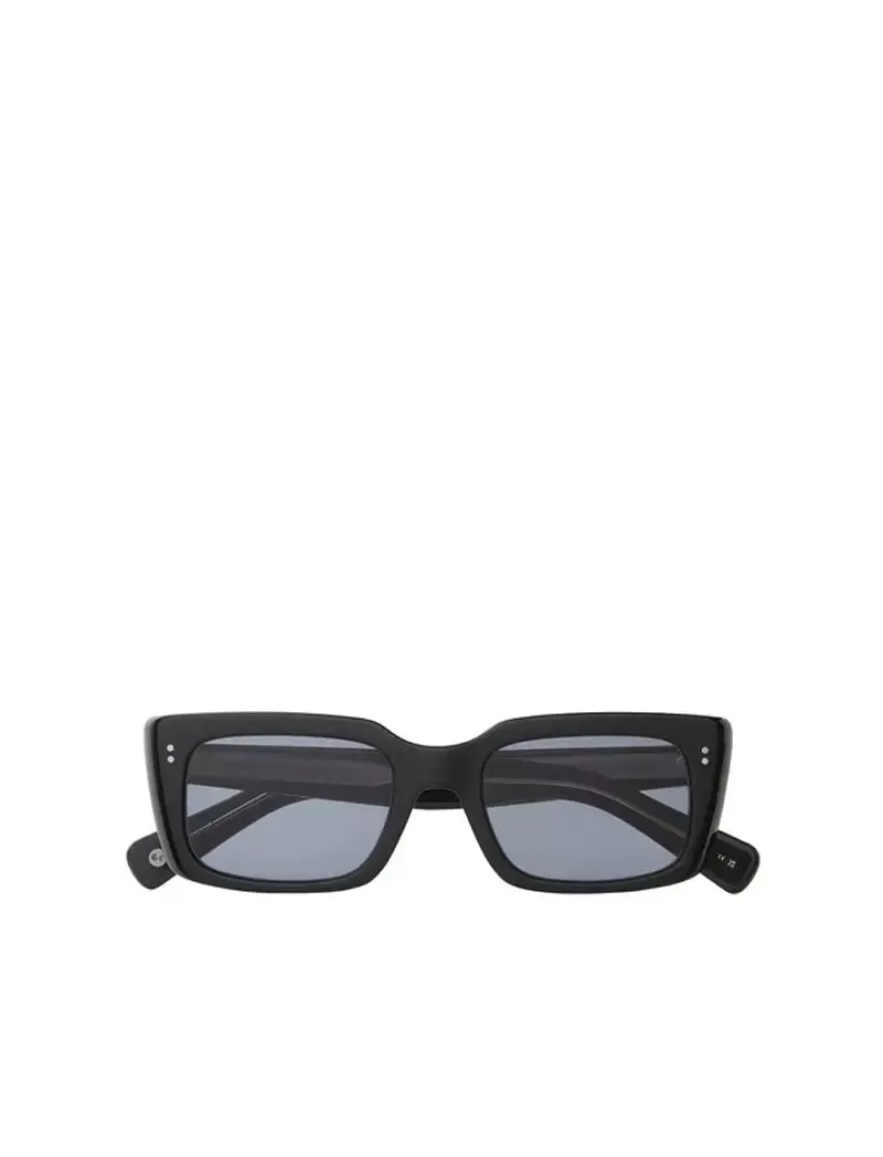 Garrett Leight GL 3030 49 Sunglasses Black/Semi-Flat Navy