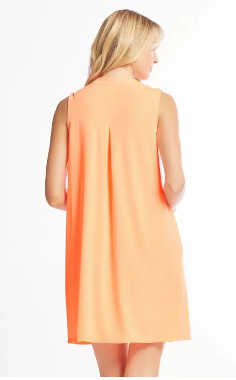 Greatest of Times Tank Dress - Neon Orange