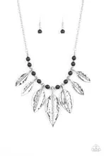 Highland Harvester - Black Necklace - Paparazzi Accessories