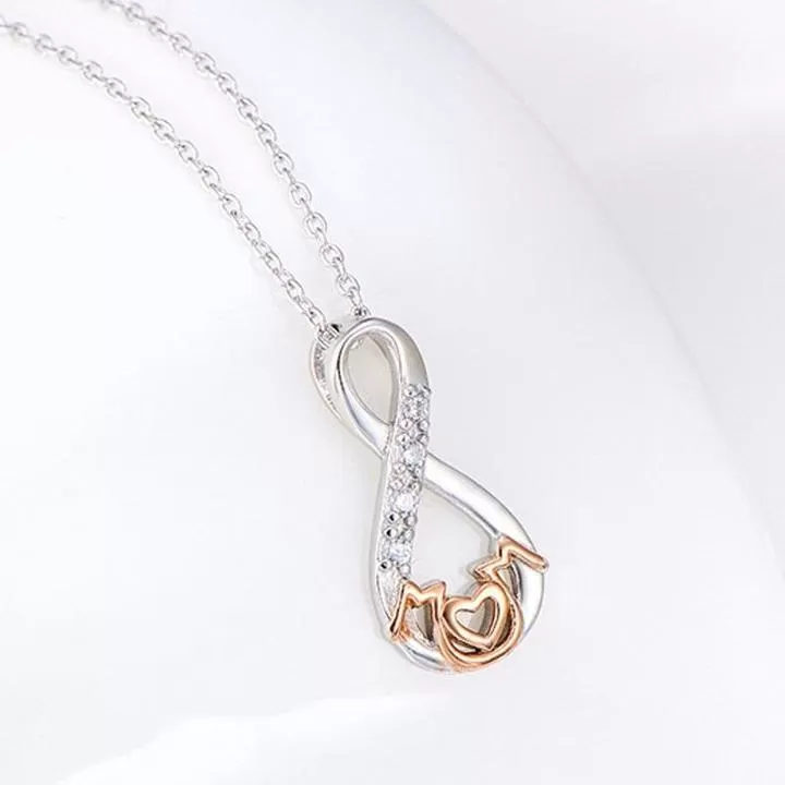 Infinity Pendant Necklace For Mom