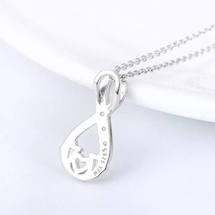 Infinity Pendant Necklace For Mom