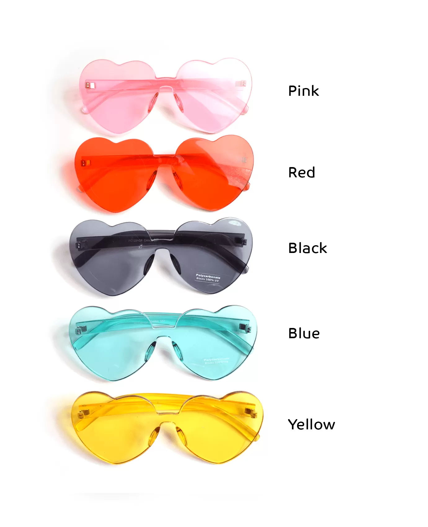 Large Heart Sunglasses