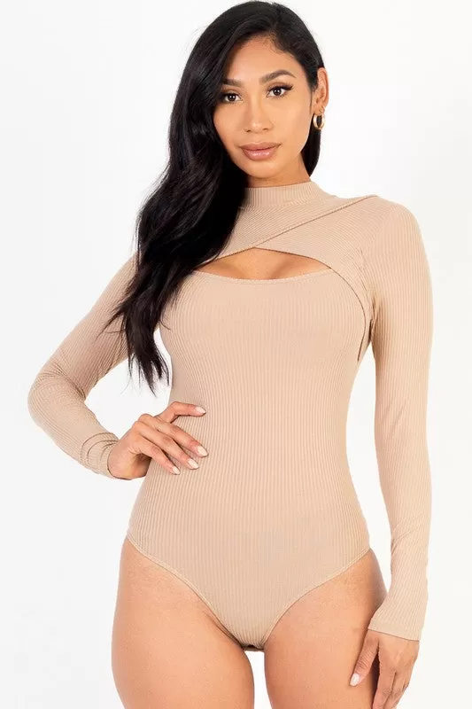 Long Sleeve Cut Out Bodysuit