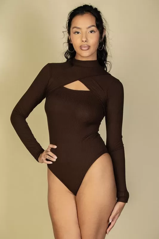 Long Sleeve Cut Out Bodysuit