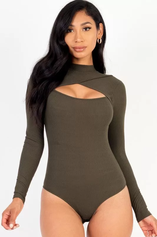 Long Sleeve Cut Out Bodysuit