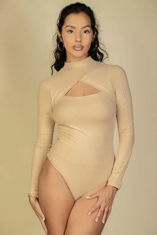 Long Sleeve Cut Out Bodysuit