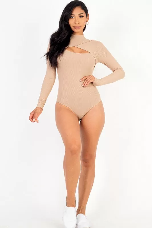 Long Sleeve Cut Out Bodysuit