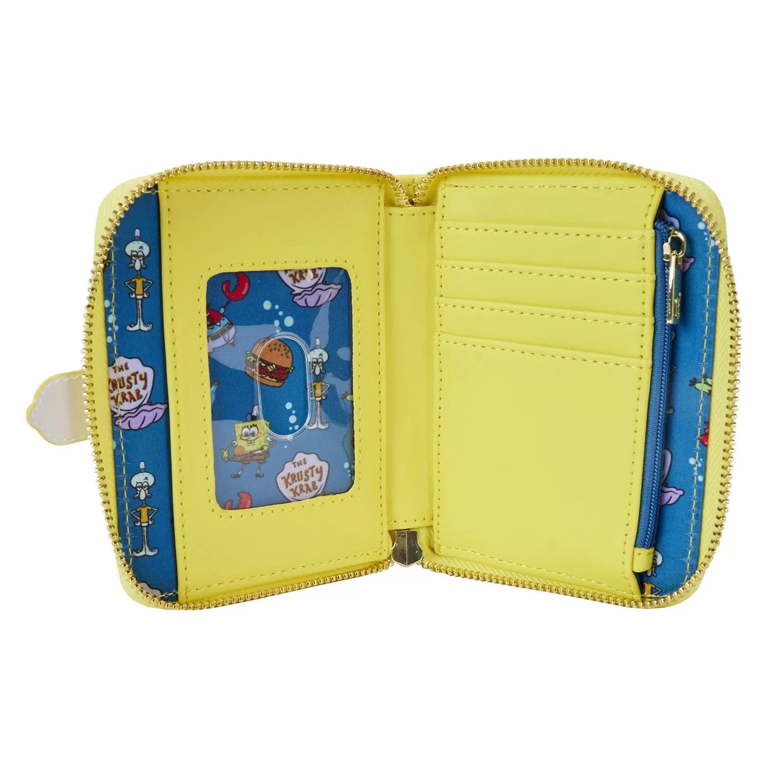 Loungefly Nickelodeon Spongebob Squarepants 25th Anniversary Zip-Around Wallet