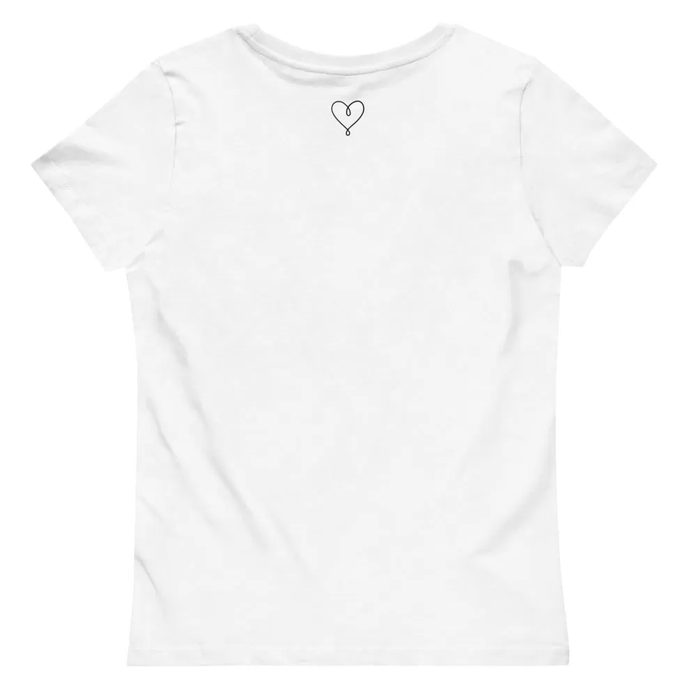 Love Yourself - Getailleerd Eco-T-shirt voor dames