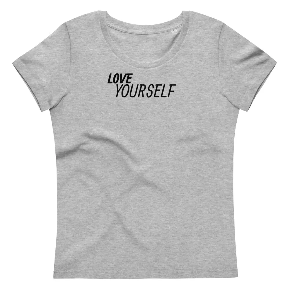 Love Yourself - Getailleerd Eco-T-shirt voor dames