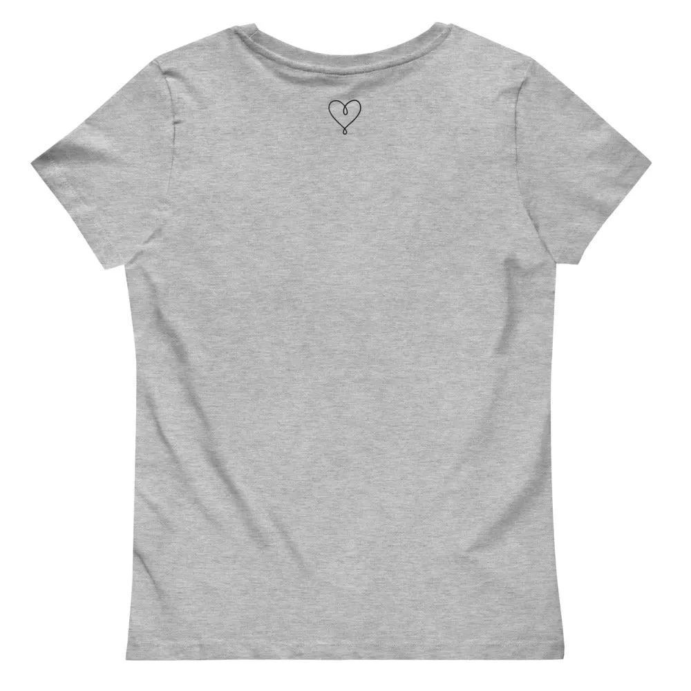 Love Yourself - Getailleerd Eco-T-shirt voor dames