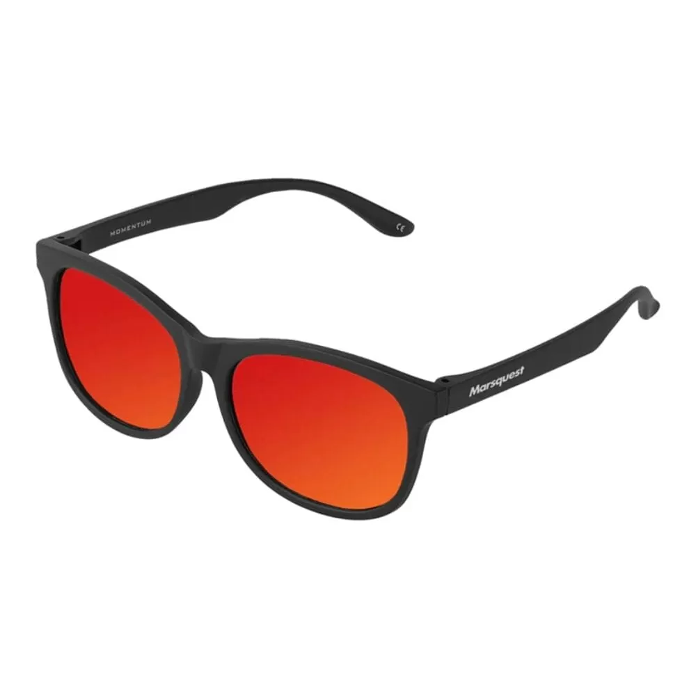 Marsquest Momentum Sunglasses - Carbon Black & Neon Red