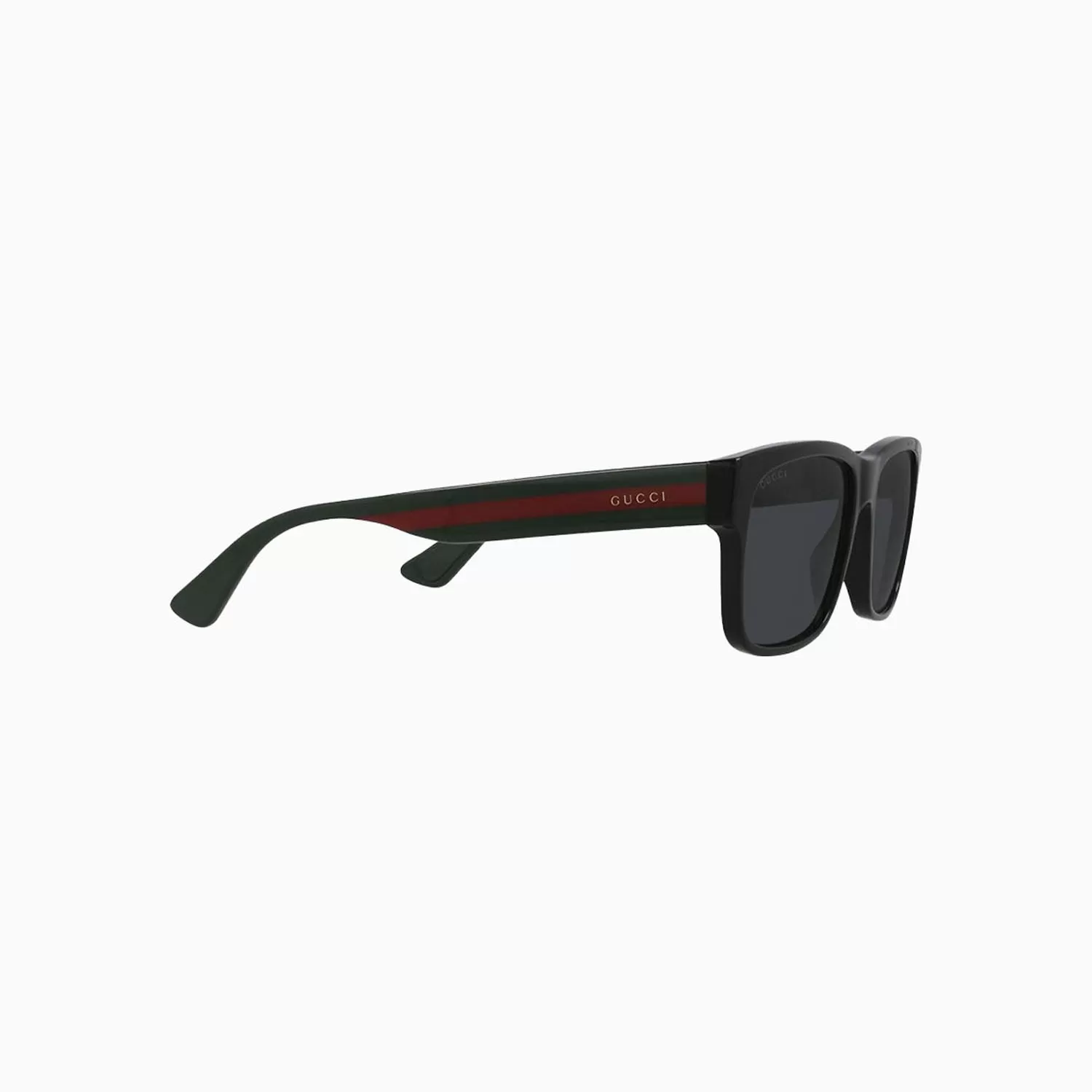 Men's Black Grey Square Sunglasses