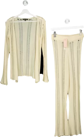 Miss Lola Beige Adelina Pant & Adelina Top UK S