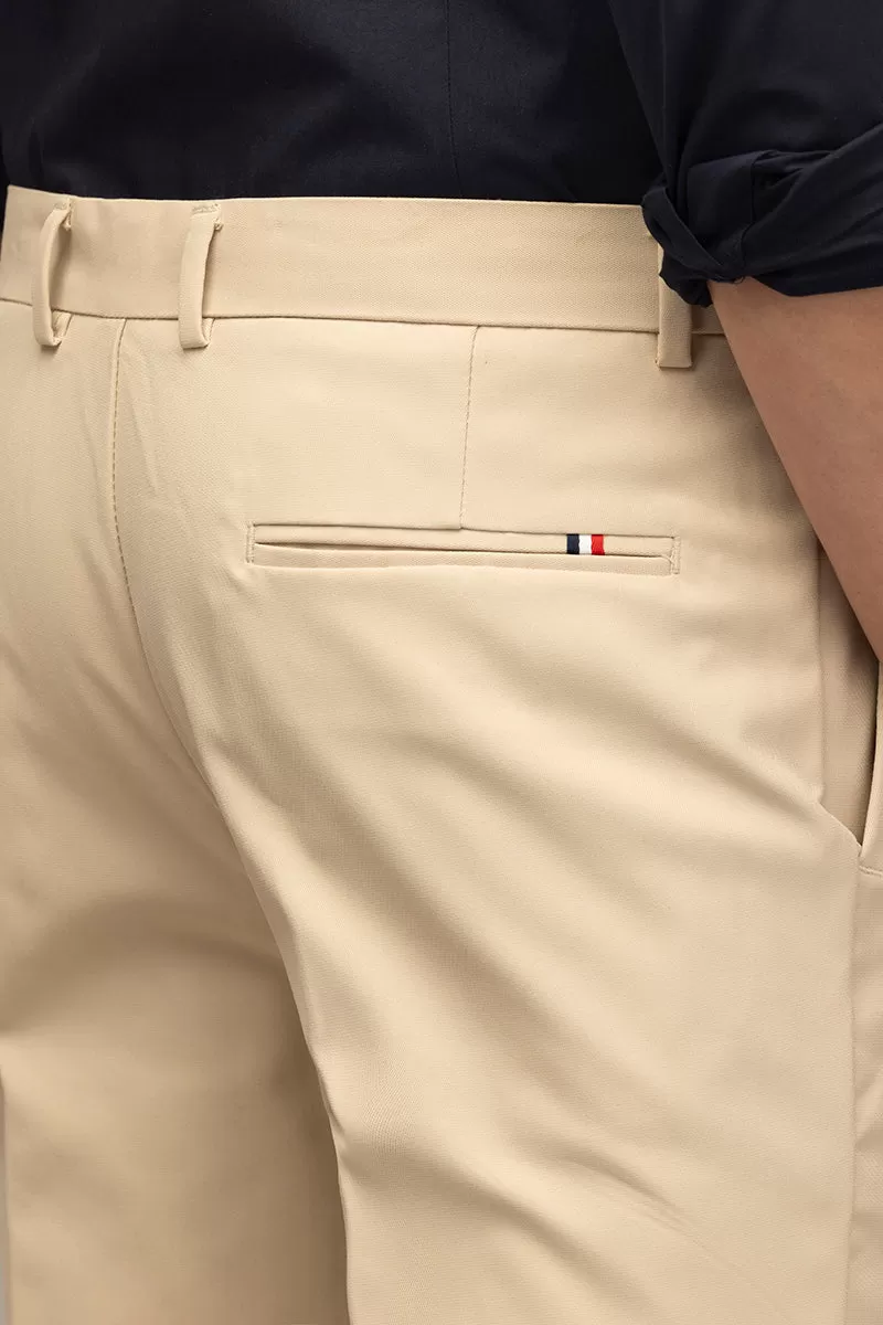 OpulentOasis Cream Trousers