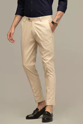 OpulentOasis Cream Trousers