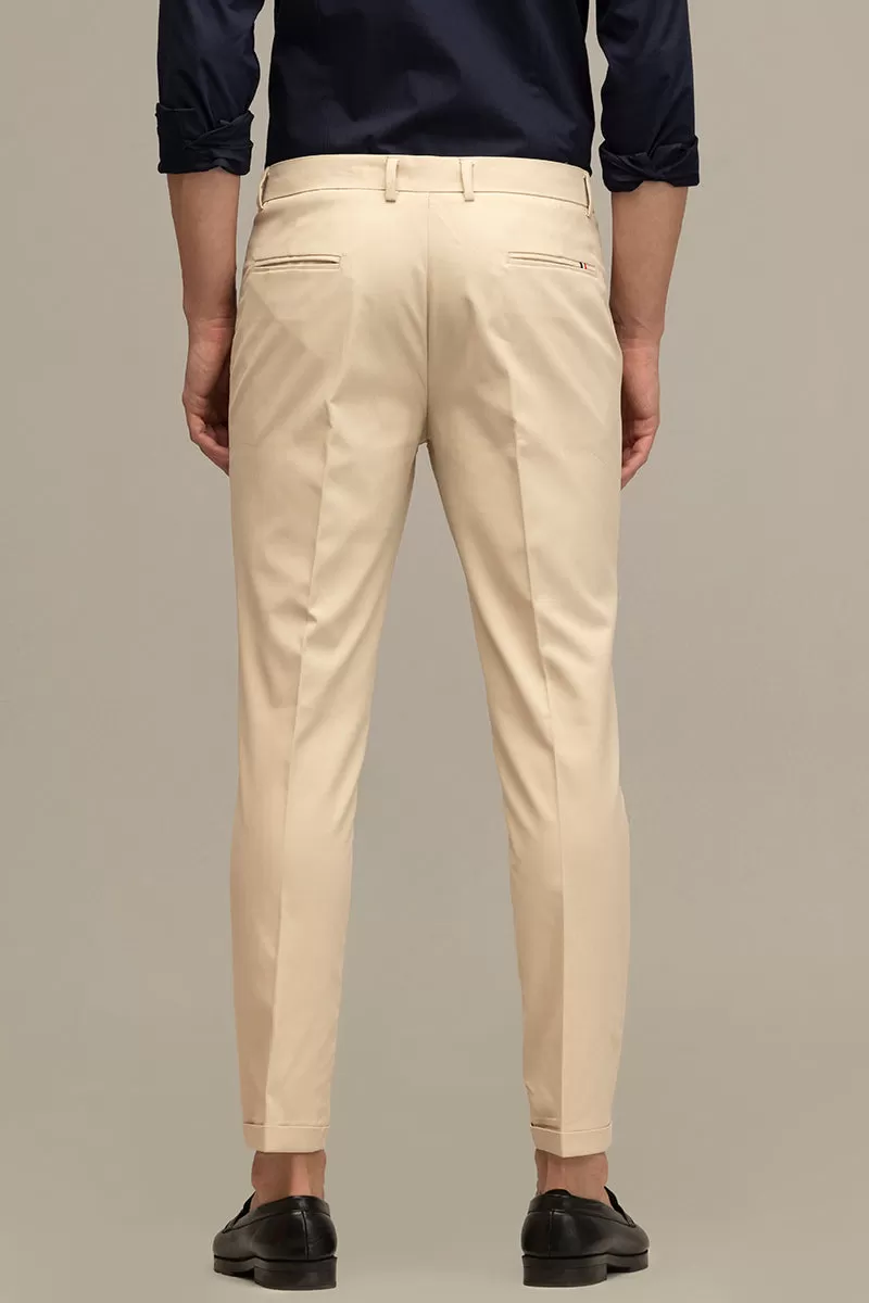 OpulentOasis Cream Trousers