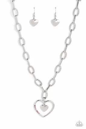 Paparazzi Accessories - Refulgent Romance - Pink Necklace