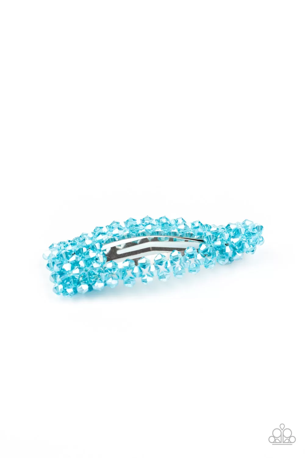 Paparazzi Hair Clip ~ Just Follow The Glitter - Blue Hair Accessories