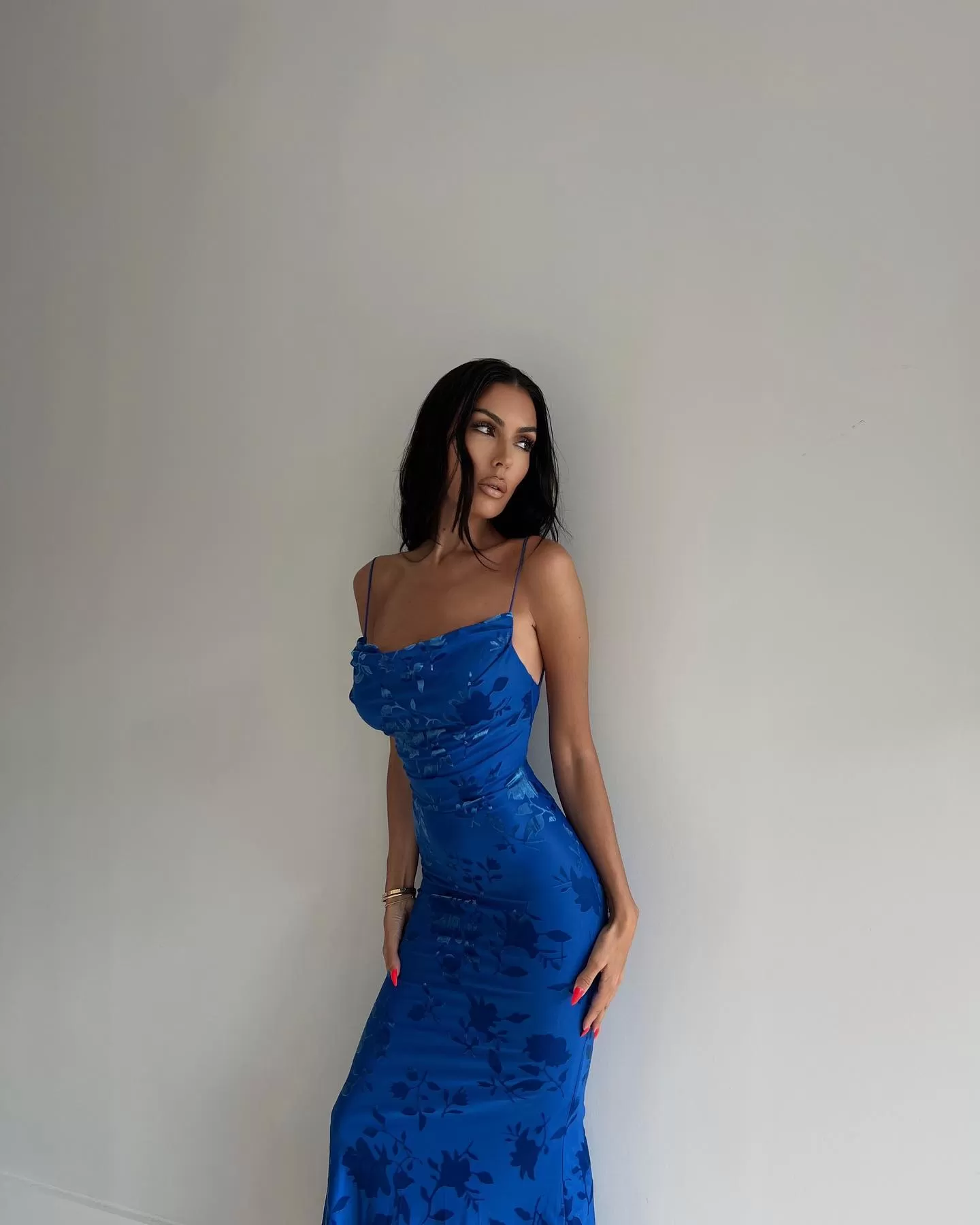 Petoria Maxi Dress - Blue