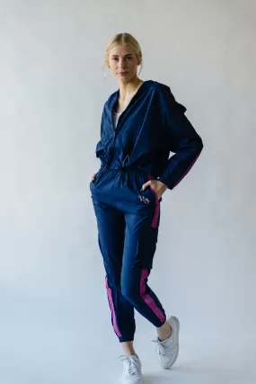 Piper & Scoot: The Lipa Windbreaker Pants in Navy