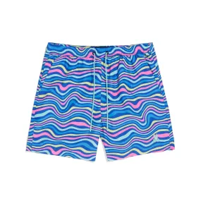 Psycho Bunny Mens Clarkson Swim Trunks - Royal Blue