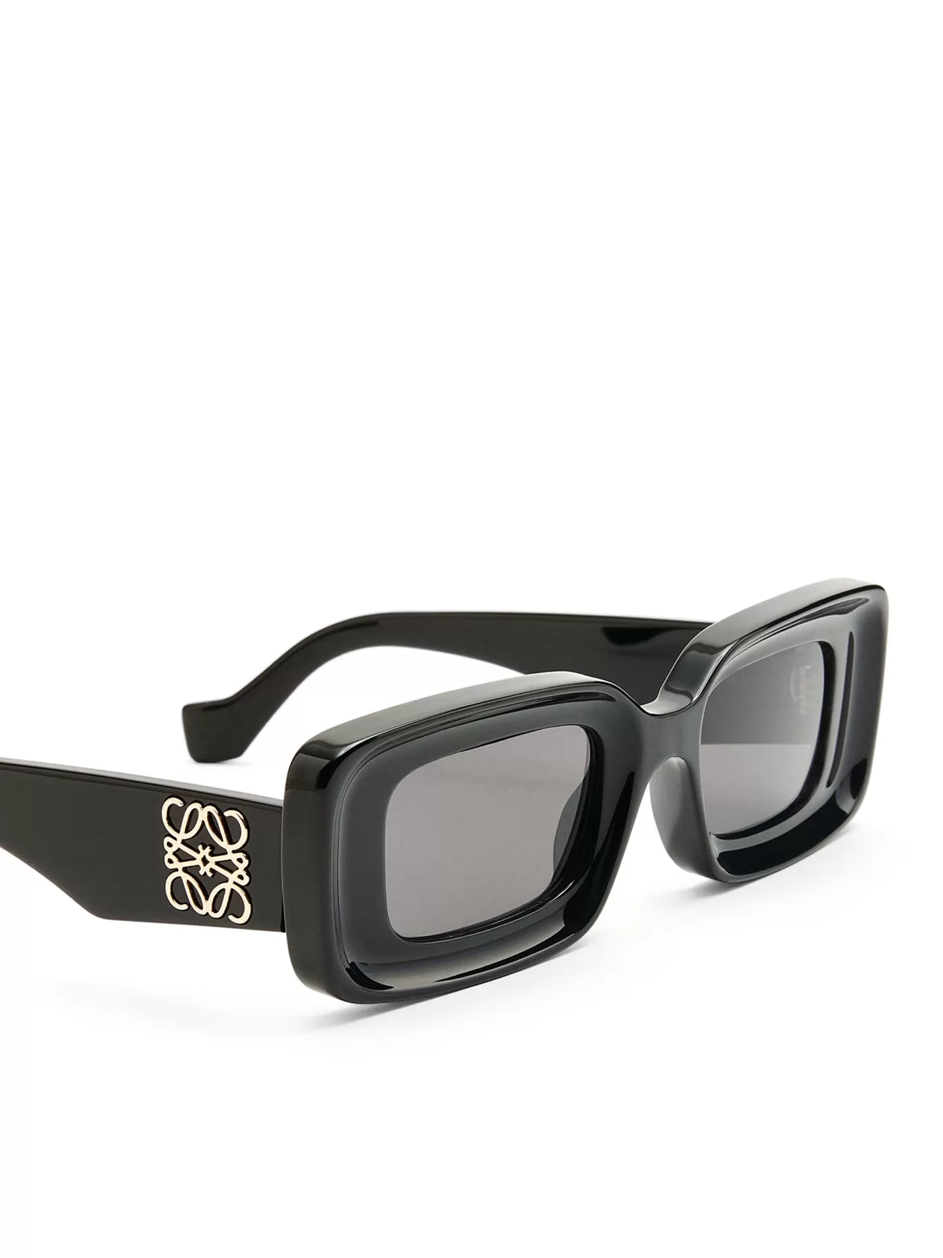 Rectangular sunglasses in acetate