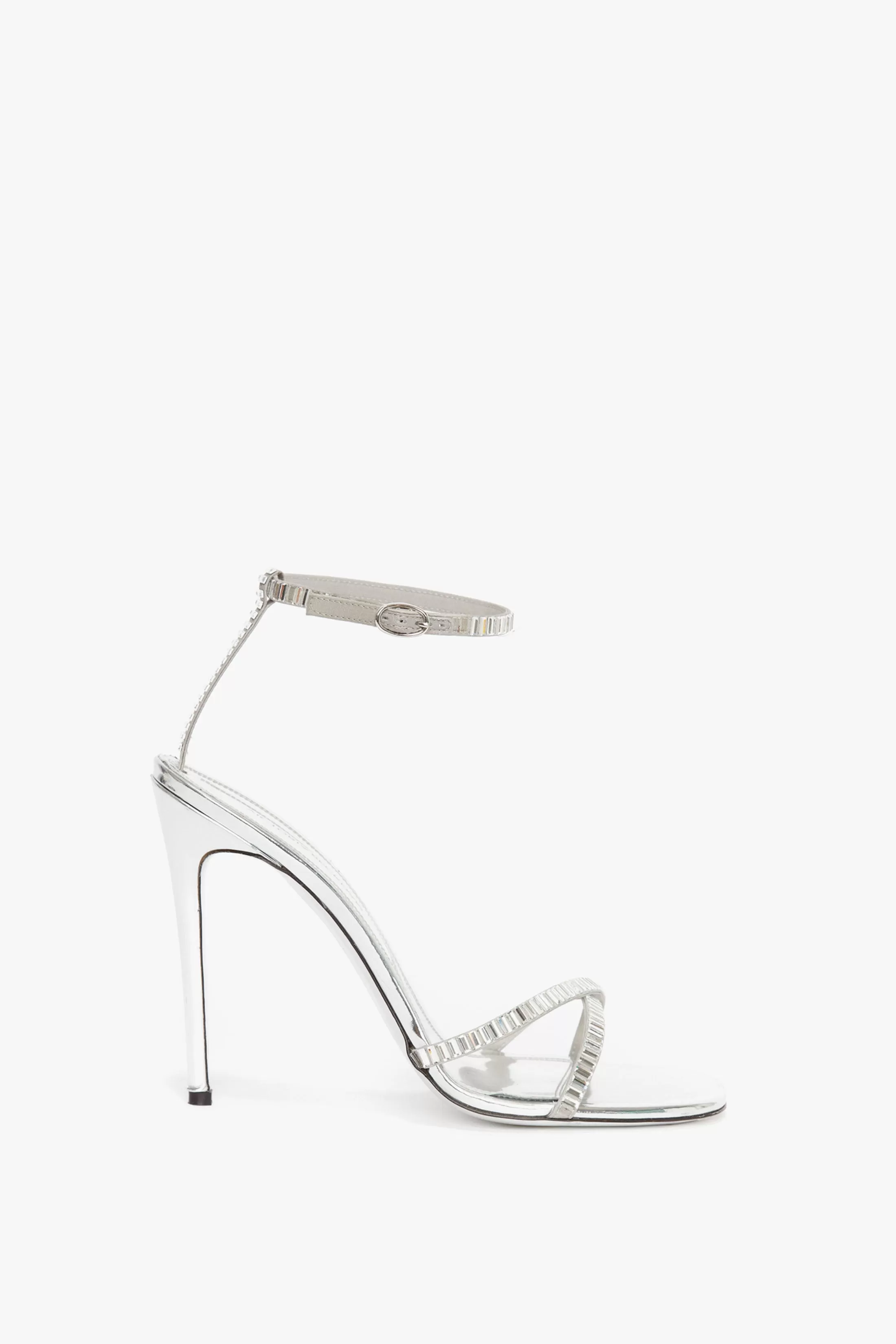 Rhinestone Sandals In Silver