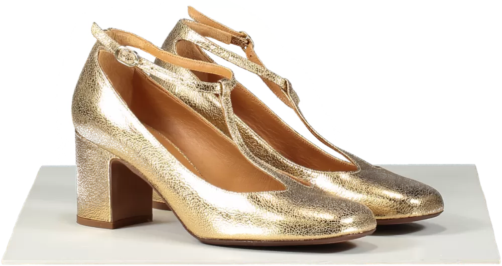 Sezane Metallic Marcie Babies UK 7 EU 40 👠