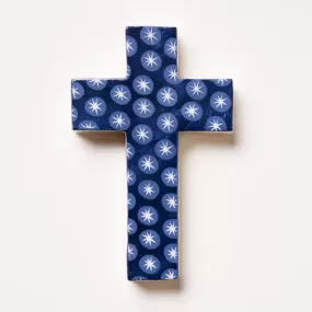 Starlight Cross Capiz Wall Decor