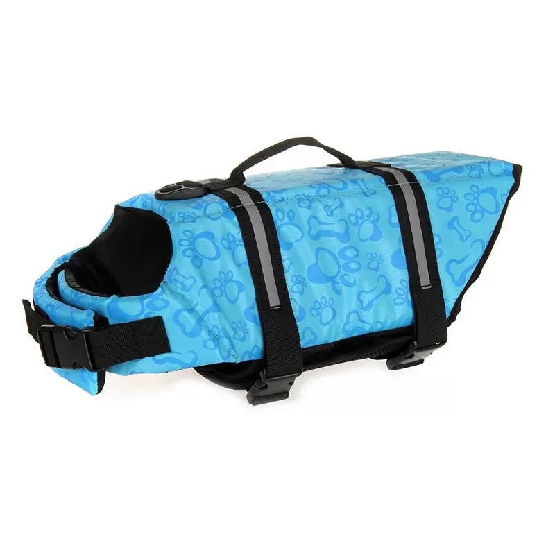 Summer Dog Fun & Safety: Adjustable Life Jacket & Swimwear, Reflective & Breathable, Great for Pool, Beach, & More!