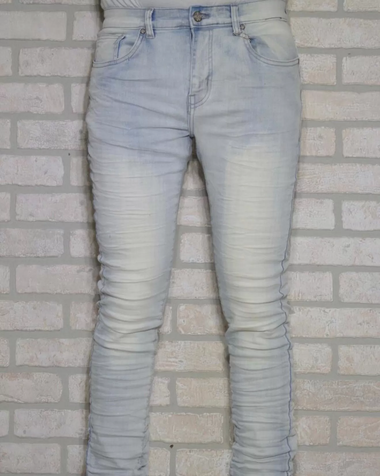 Super Stretch Acid Washed Jeans